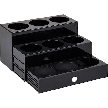 Ems Mind Reader ORGANIZER, 9COMPARTMENT, BLK EMSSYRUPH9